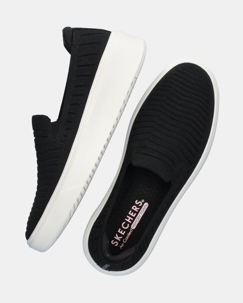 Skechers Court Break Instapschoenen  - zwart