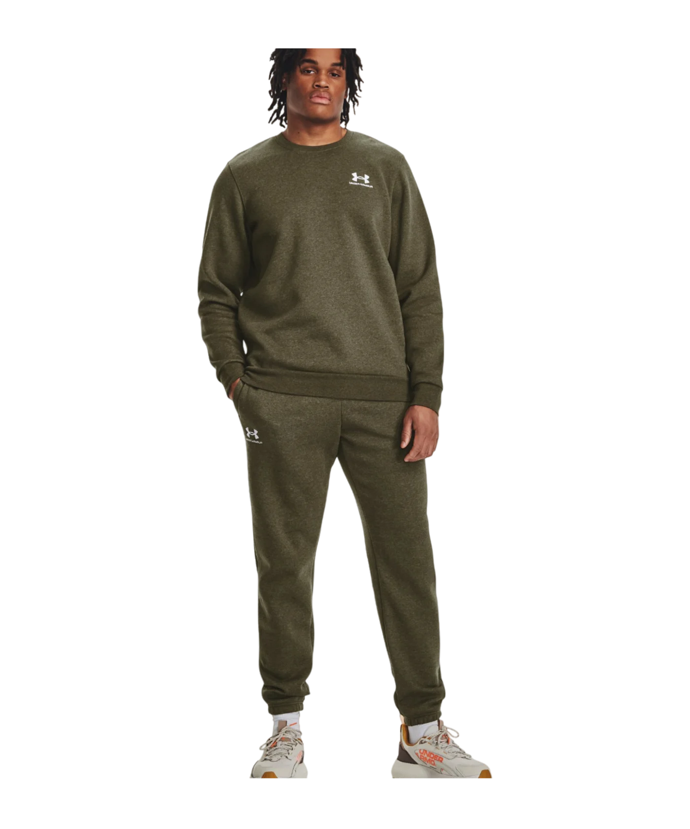 Under Armour Essential Fleece Sweatshirt Grün