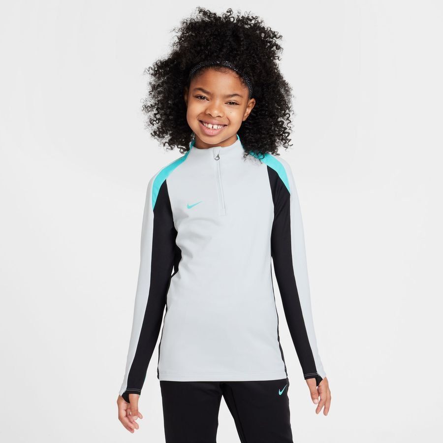 Nike Maillot d'Entraînement Dri-FIT Strike - Blanc/Noir/Turquoise Enfant