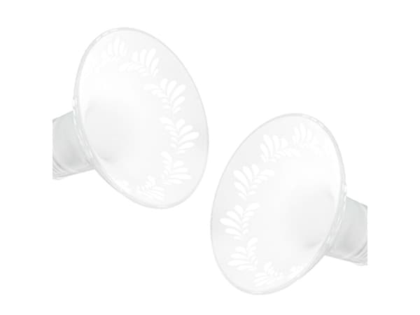 Neno LEJEK21MM, Brystskjold, Silikon, Hvit, S, 2,1 cm, 1 stykker