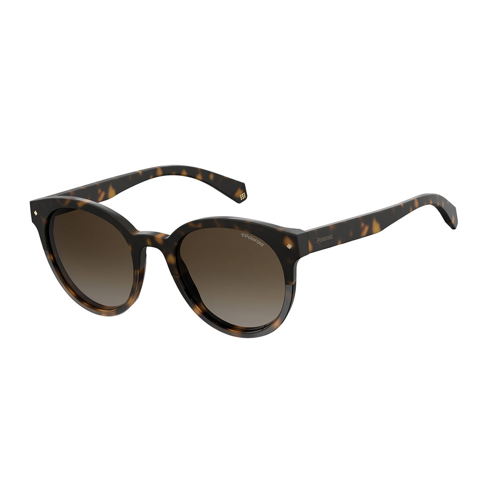 Polaroid zonnebril 6043/S met tortoise print bruin