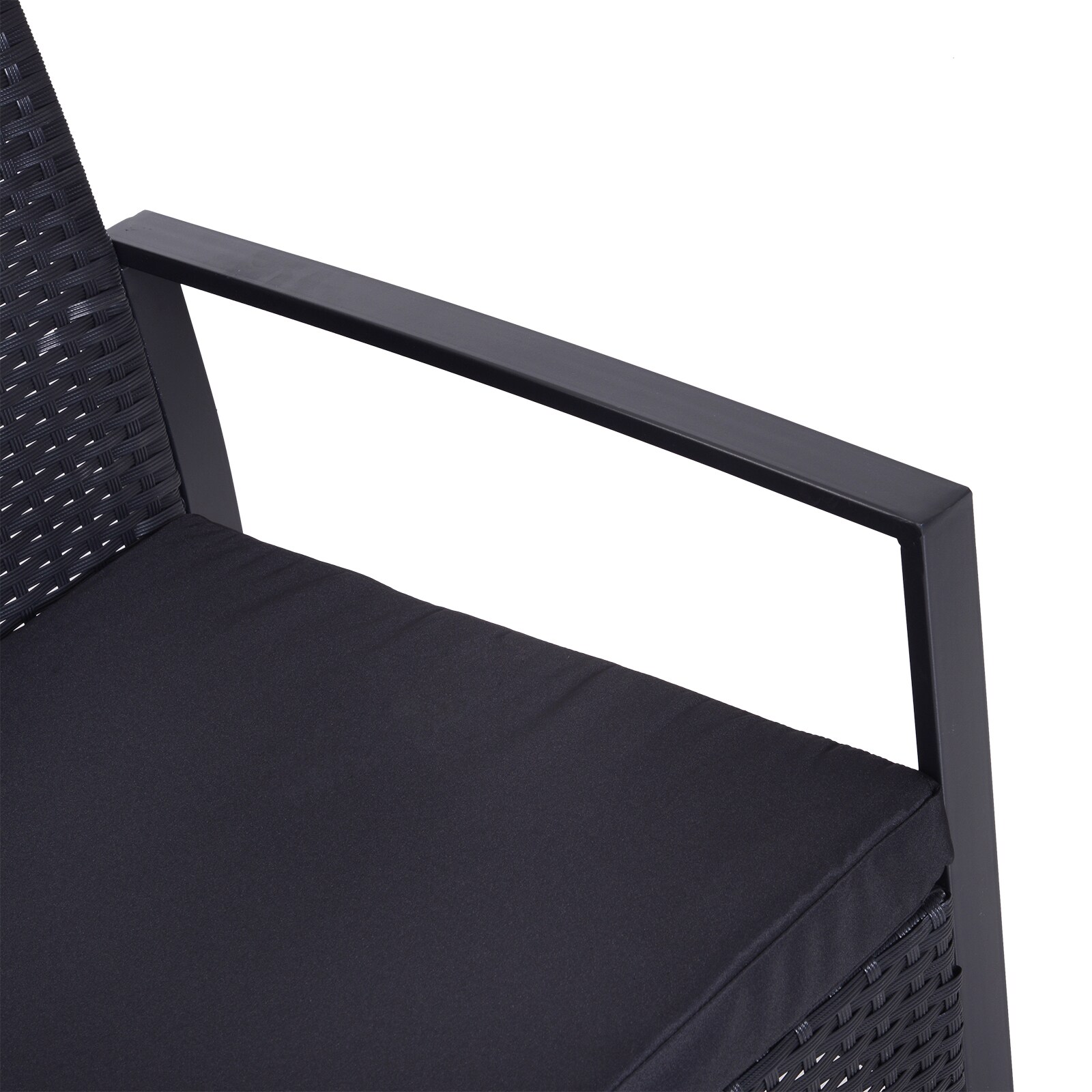 Outsunny Polyrattan Sitzgruppe als 5-tlg. Set
