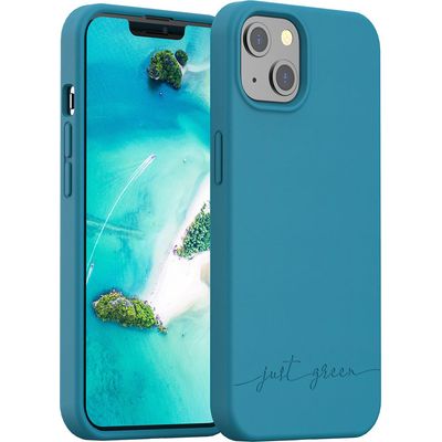 Just Green - Coque de protection pour Iphone 13 - bleu