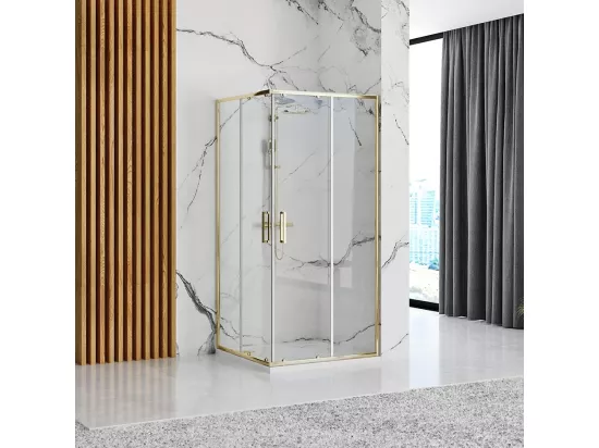 Cabine De Douche Rea Punto 90X90 Gold