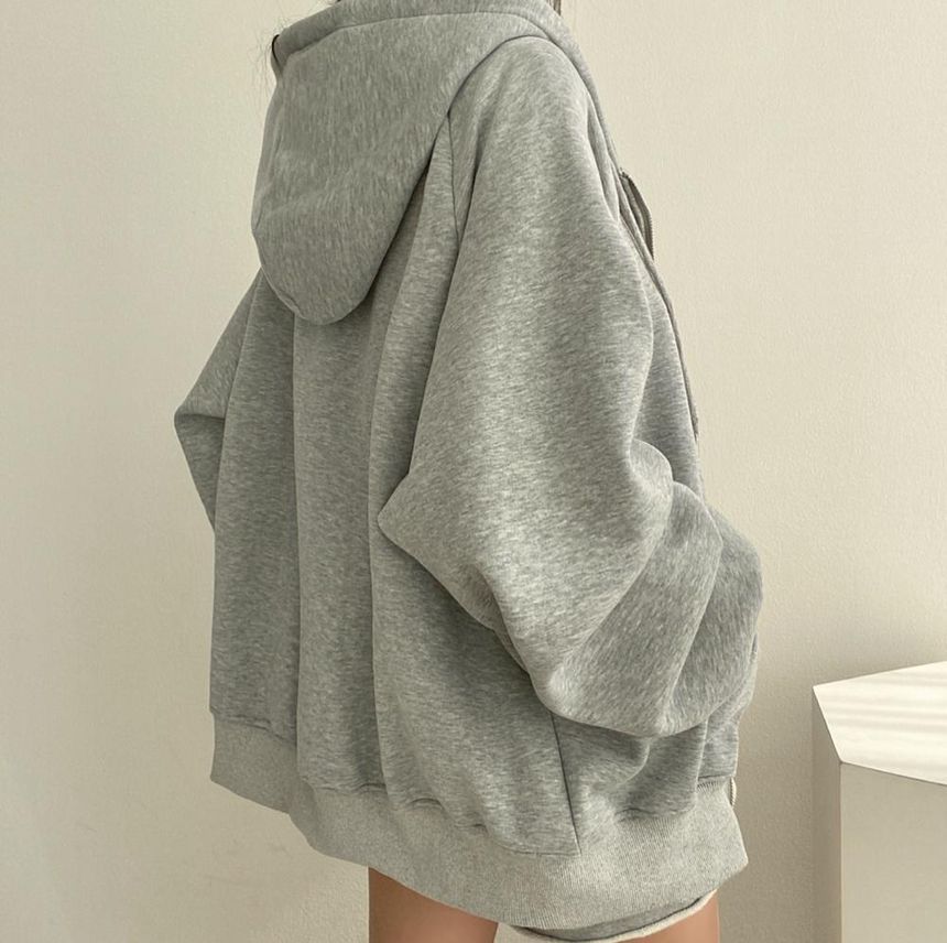 palajana - Effen oversized hoodie met rits