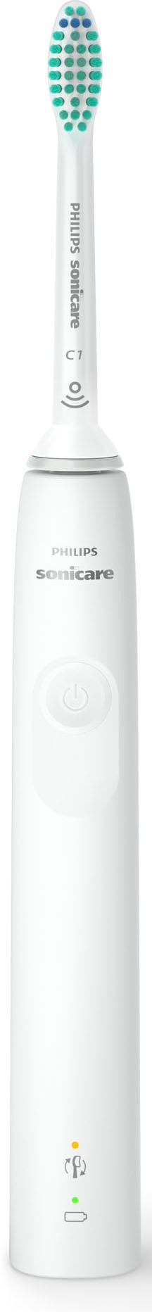 Philips Sonicare Elektrische Zahnbürste »Series 3100 HX3675/13« 2 Stk. Aufsteckbürsten Doppelpack, mit  4-Quadranten-Timer und 2-Minuten-Timer