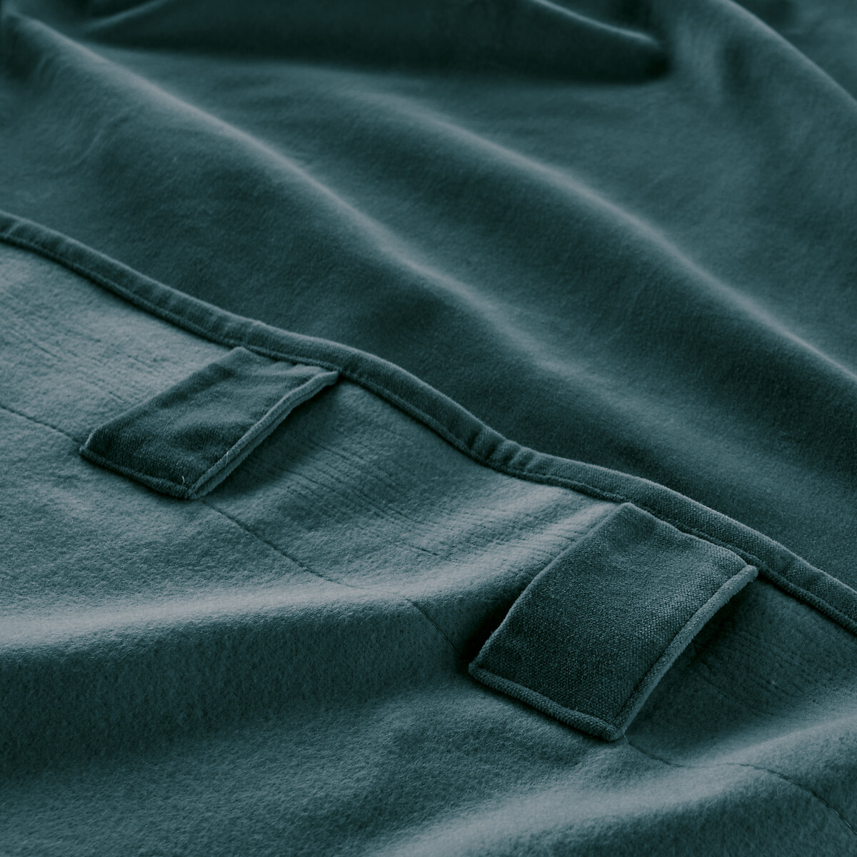 LA REDOUTE INTERIEURS<br>Cortina térmica em veludo com laços ocultos, Veludo