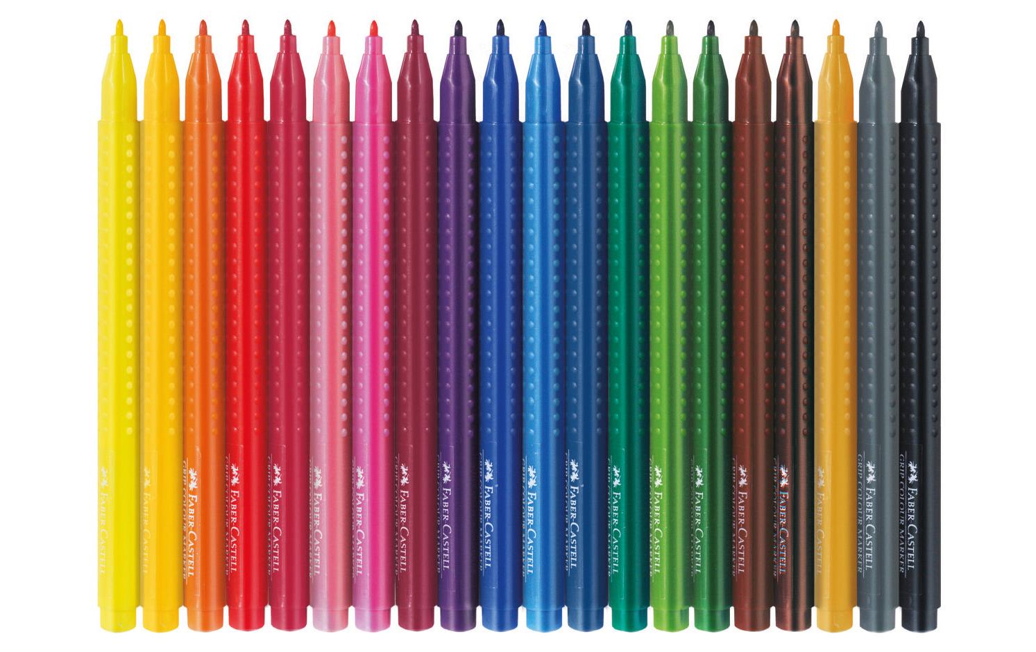 Filzstift Grip Colour Marker 20er KunststoffetuiFarbstiftset im 20er Etui
