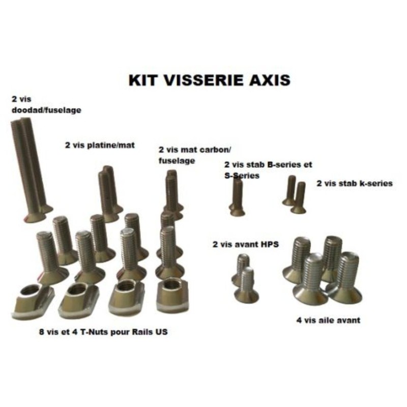 Set Visserie Foil Axis K-Series - The Corner Shop