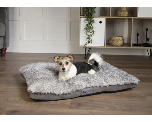 Scruffs Slumber hondenkussen/matras, 82 x 58 cm, machinewasbaar, antislip onderkant, diverse kleuren: bruin of grijs