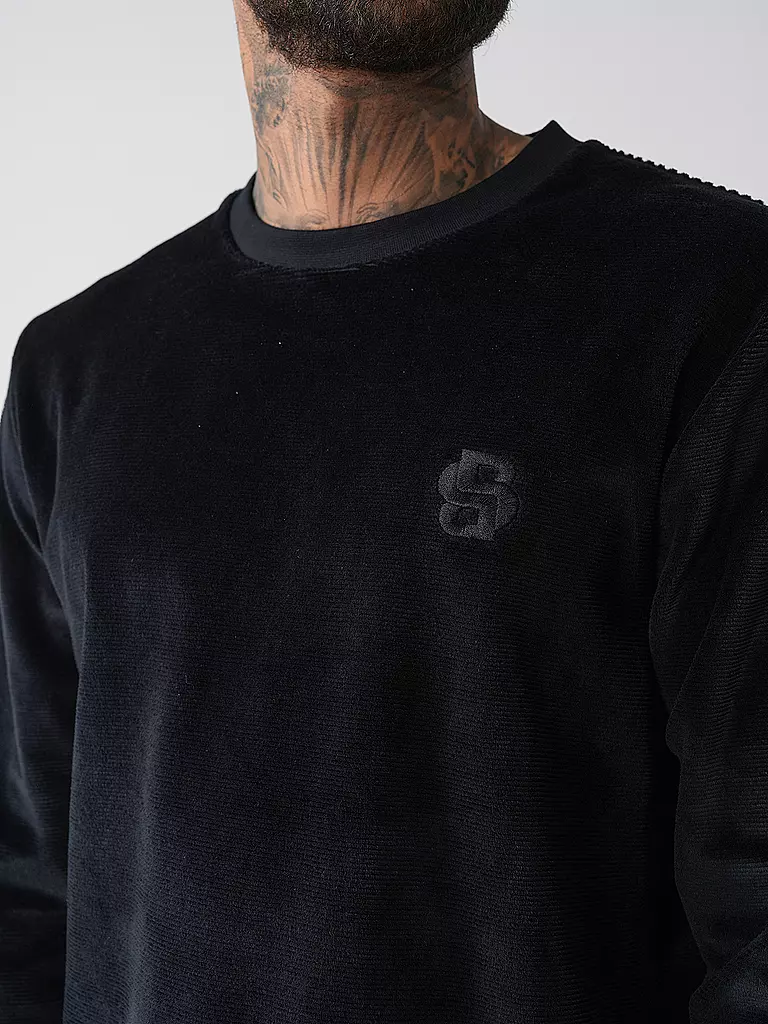 BOSS Loungewear Sweater schwarz