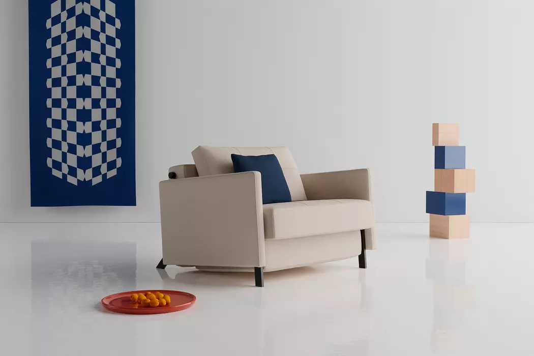 Schlafsessel Cubed 90 mit Armlehnen