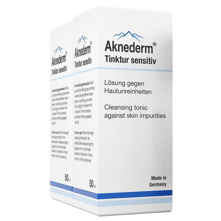 Aknederm Tinktur sensitiv, 2X50 ml