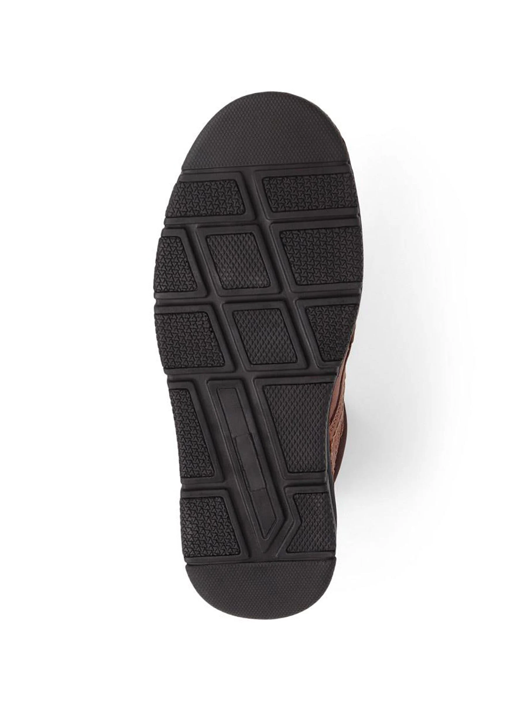 Pavers - Bruine leren veterschoenen