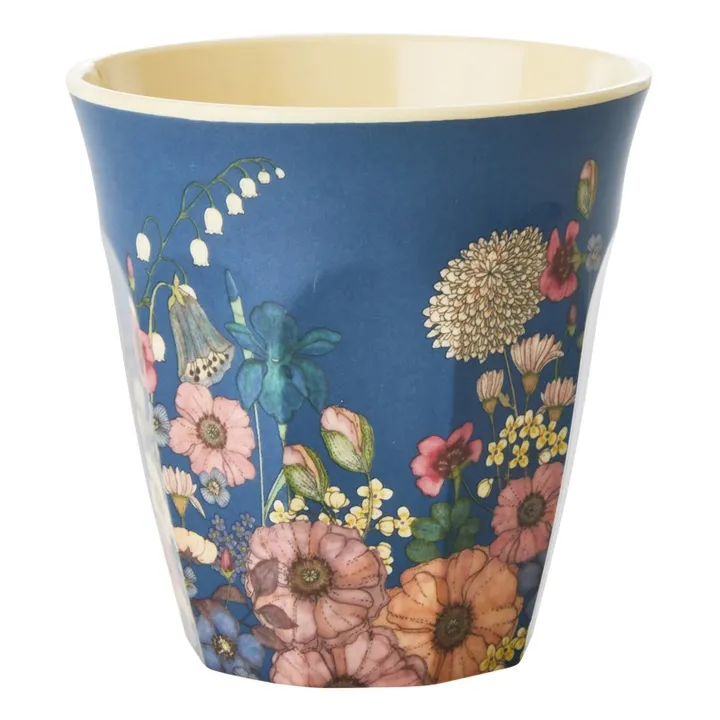 Rice Gobelet Fleurs | Bleu