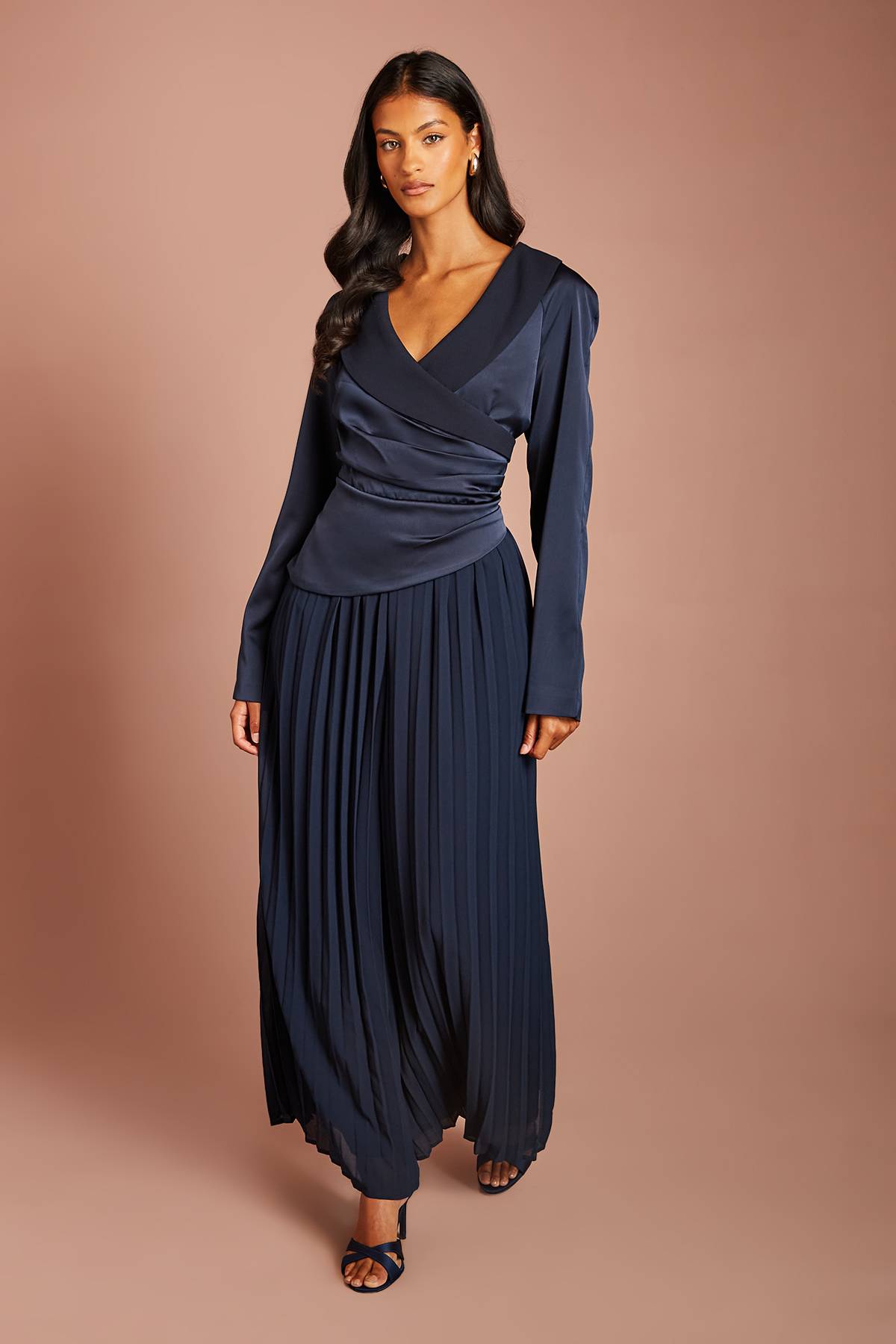 Coast Combinaison Pantalon Plissée Ajustée Petite