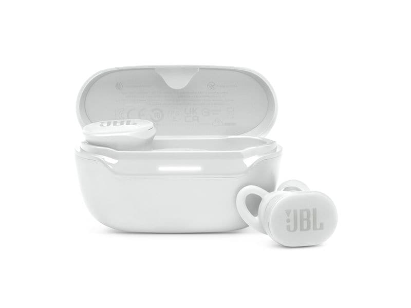 JBL True Wireless In-Ear-Kopfhörer Endurance Race 2 Weiss Kabellose wasser- und staubgeschützte Sportkopfhörer