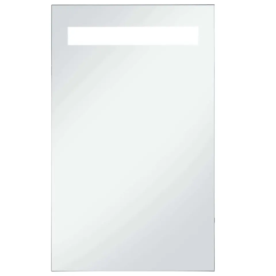 vidaXL - Badkamerspiegel - Zilver - Glas - 60 x 100 cm