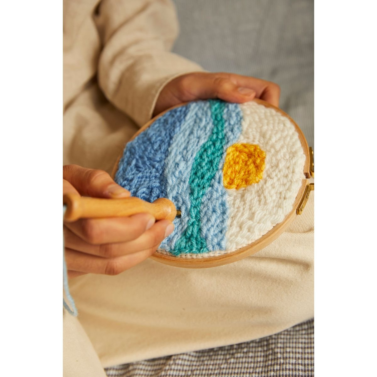 Ocean Meditation Punch Needle Kit