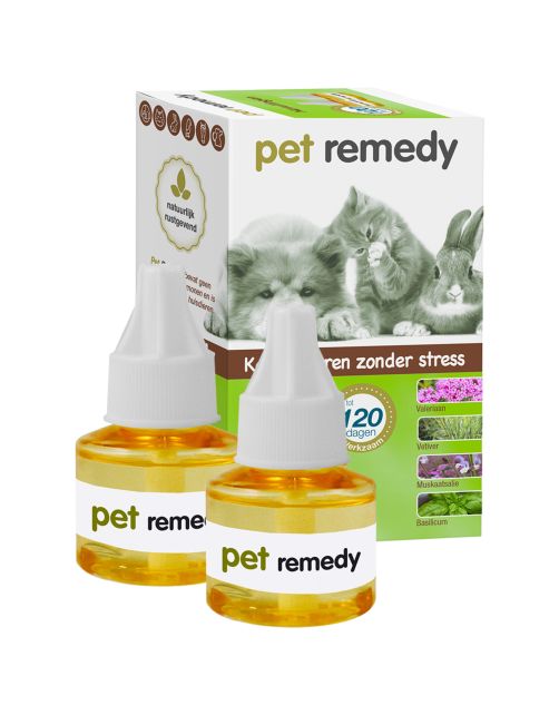 Pet Remedy Navullingen - Anti stressmiddel - 2x 40 ml