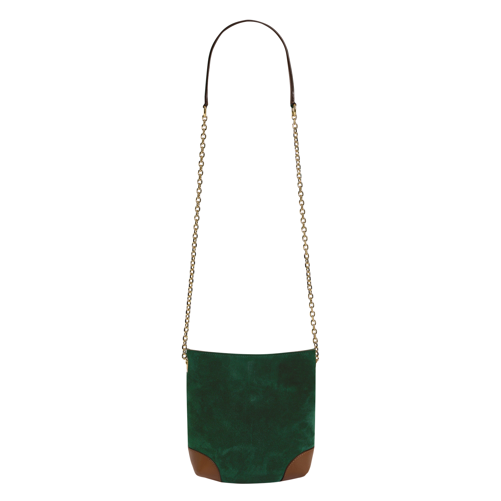 MINI CHARLOTTE - Sac bandoulière en cuir | Vert