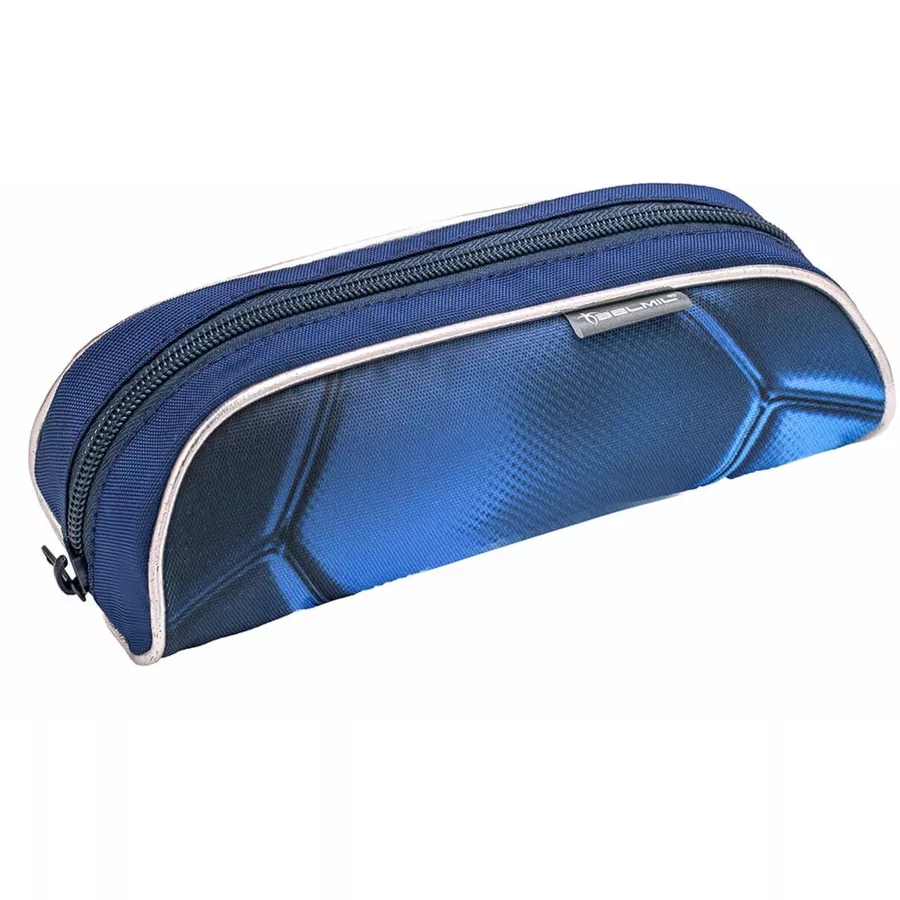 Belmil Schulranzen Compact Schulranzen Set 4-teilig mit Brustgurt Football 4