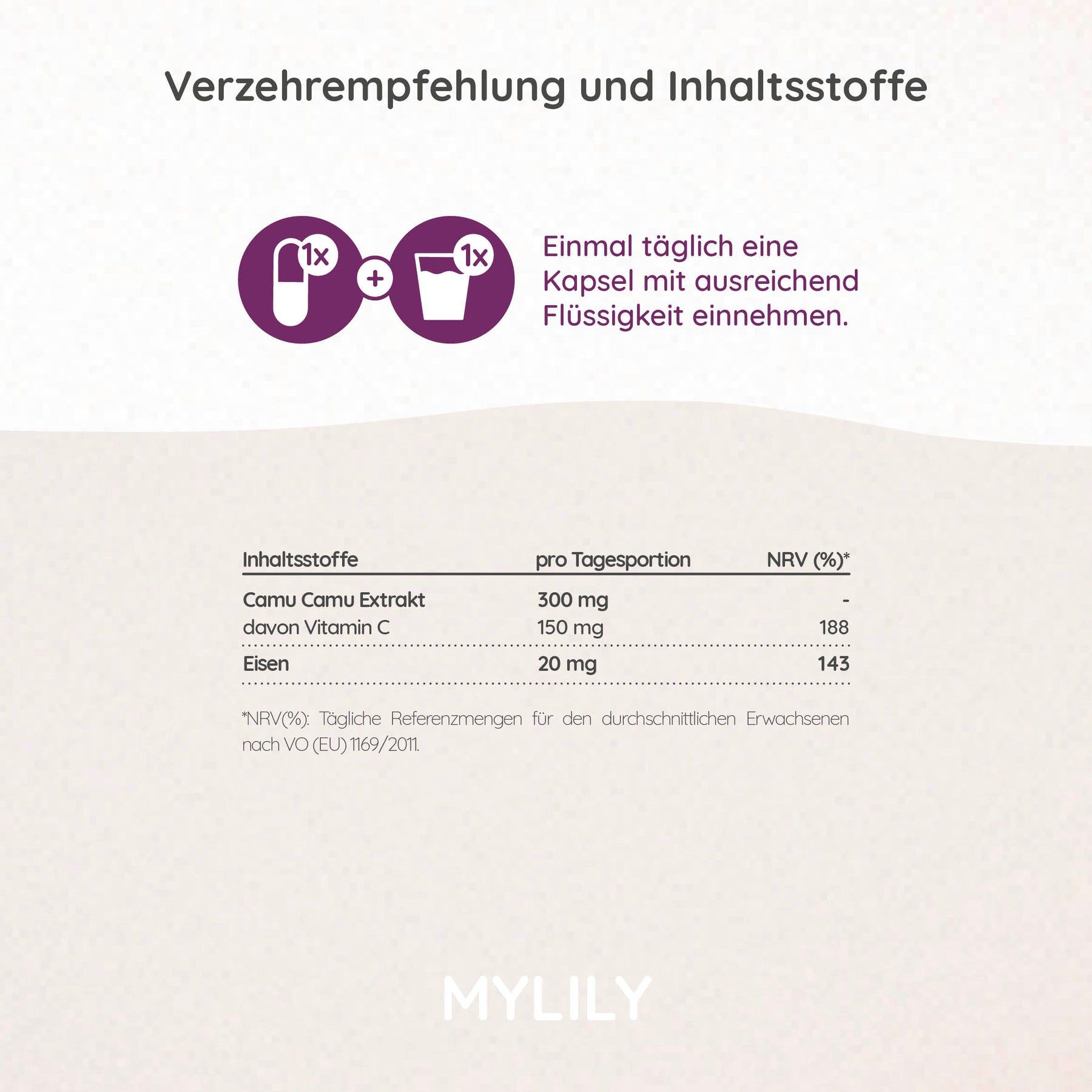 MYLILY Powerfrau - Eisen + Vitamin C