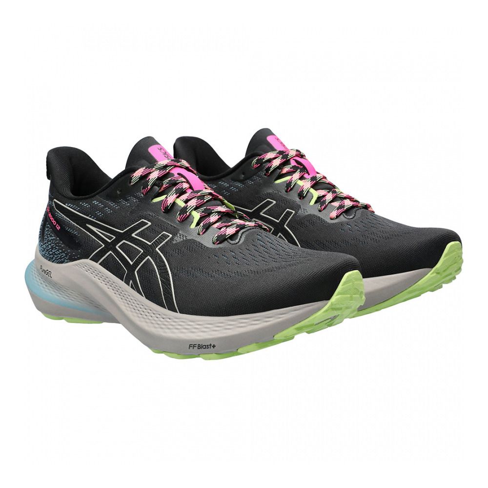 Asics GT-2000 12 TR - Chaussures running Femme nature bathing/lime green
