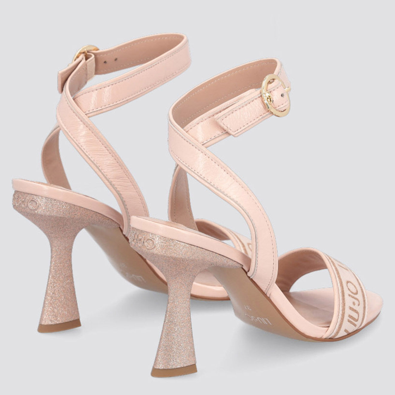 Liu-Jo Sandales en Cuir Lisa beiges