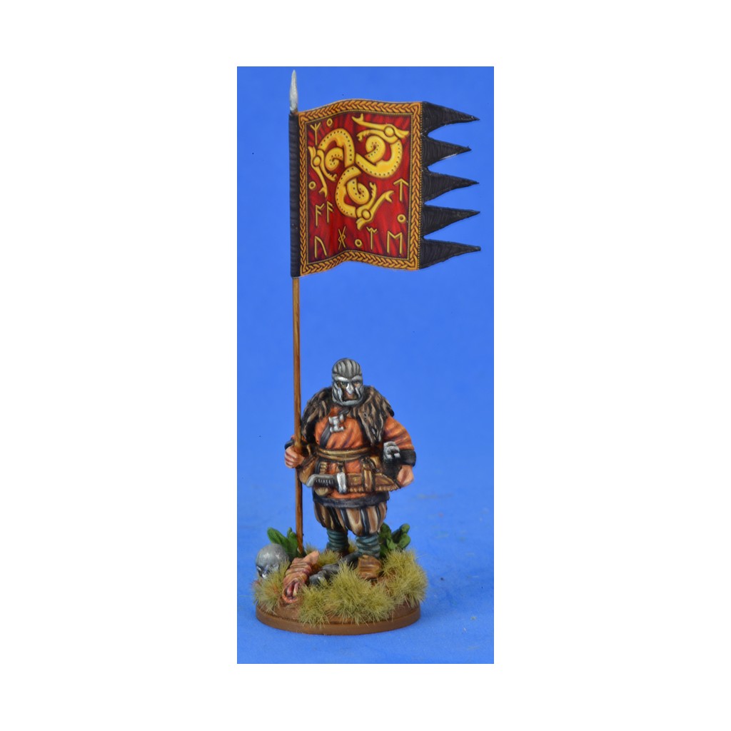 Saga - Bannière de Guerre Saxonne et Porteur