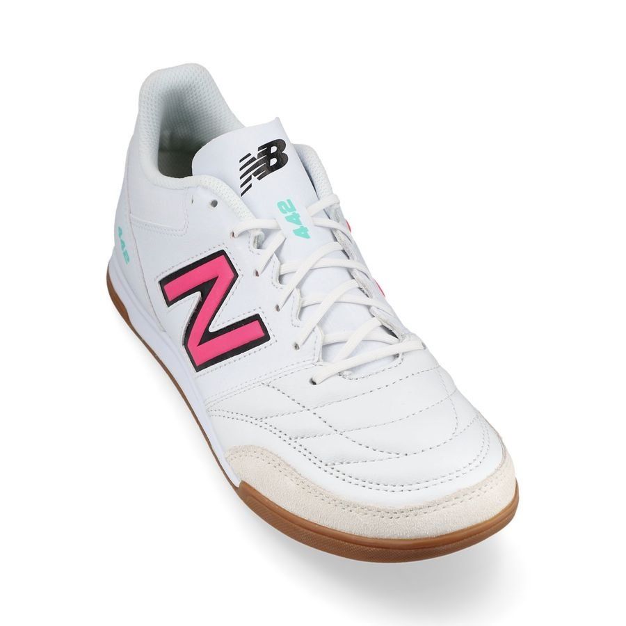 New Balance 442 2.0 Team IN - Blanc/Violet/Jaune Fluo