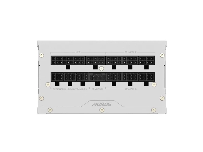 AORUS ELITE AE1000PM PG5 ICE - Strømforsyning (intern) - ATX12V 3.0/ EPS12V - 80 PLUS Platinum - AC 100-240 V - 1000 Watt - aktiv PFC