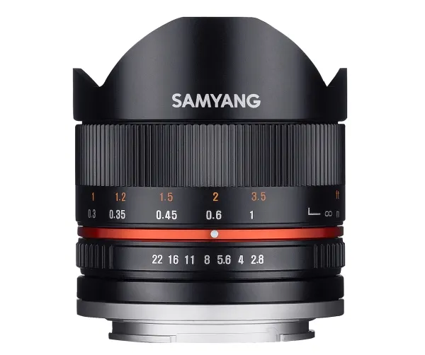 Samyang 8mm F2.8 UMC Fish-eye II, Vidvinkellinse, 11/8, Fujifilm X