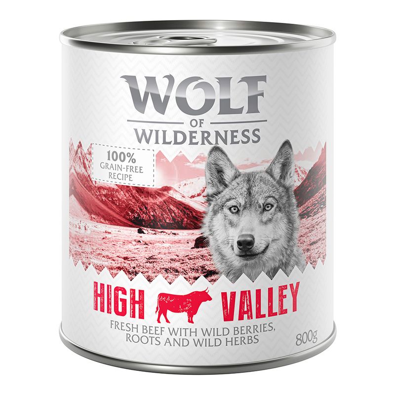 Lot Wolf of Wilderness Adulte - Single Protein 24 x 800 g