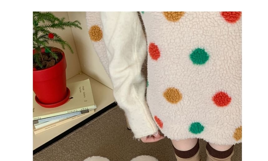 ZORI - Fleece pantoffels met beeraccent