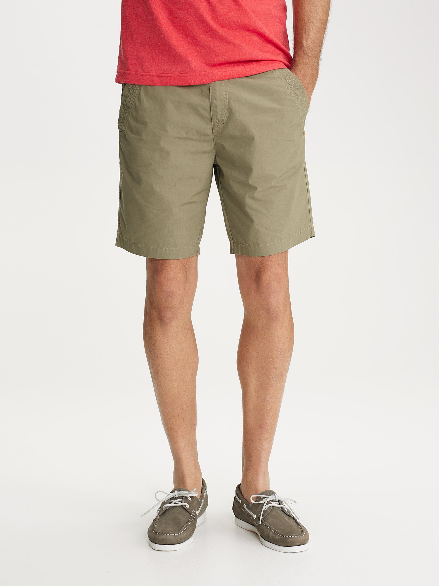 Short Homme Léger Coton Biologique Kaki