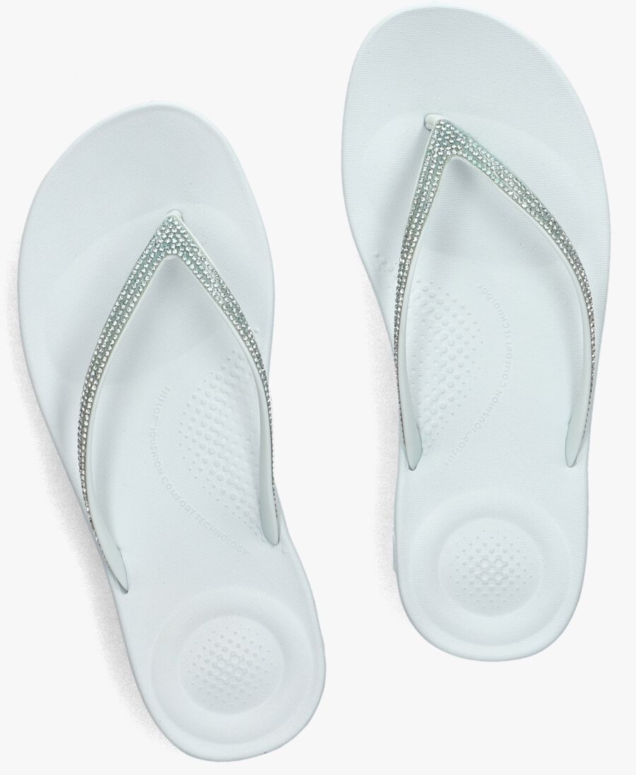 blauwe fitflop teenslippers iqushion sparkle