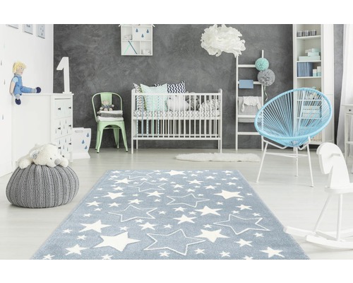Kindertapijt Australië Tamworth blauw 80x150 cm