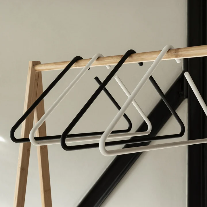 HANA - 3ECKE Kleiderbügel, weiss (2er-Set)