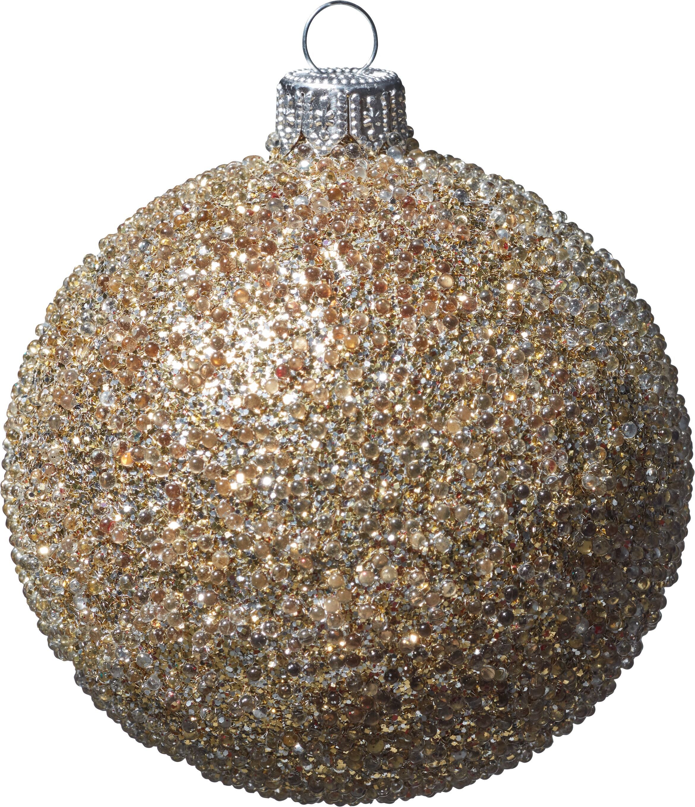 MINA Glaskugel - Gold / D: 8 cm