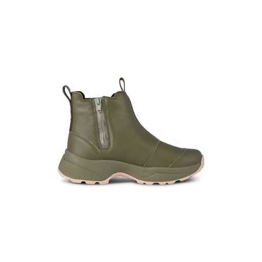 Woden Silje Warm Gummistøvler, Dark Olive, 42