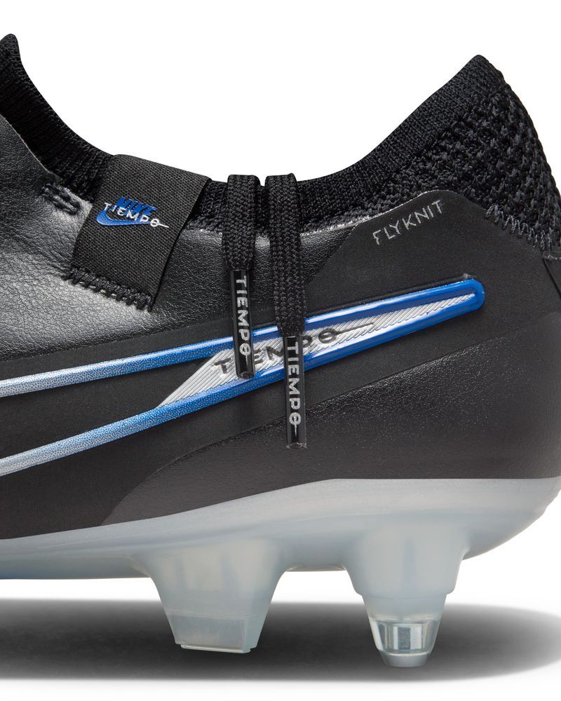 Chaussures de football Nike Tiempo Legend 10 Elite SG-PRO Noir & Bleu pour homme