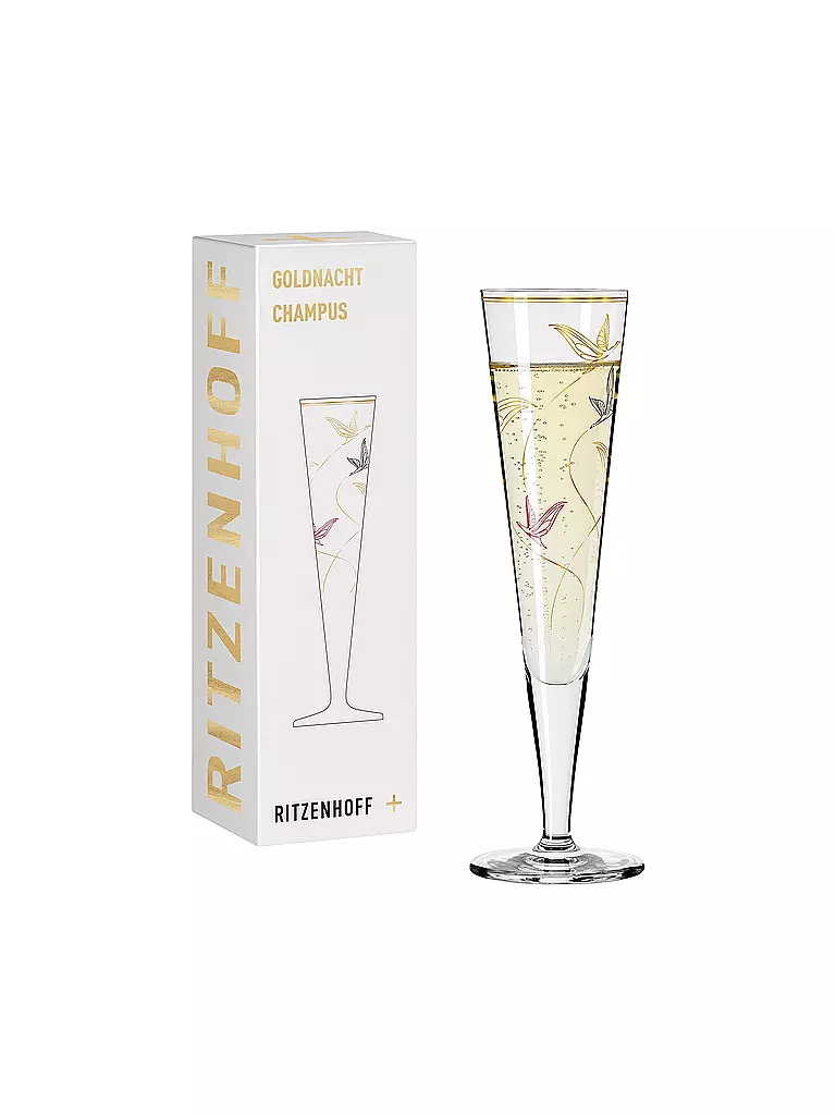 RITZENHOFF Champagnerglas Goldnacht Champus #17 Concetta Lorenzo 2021  gold