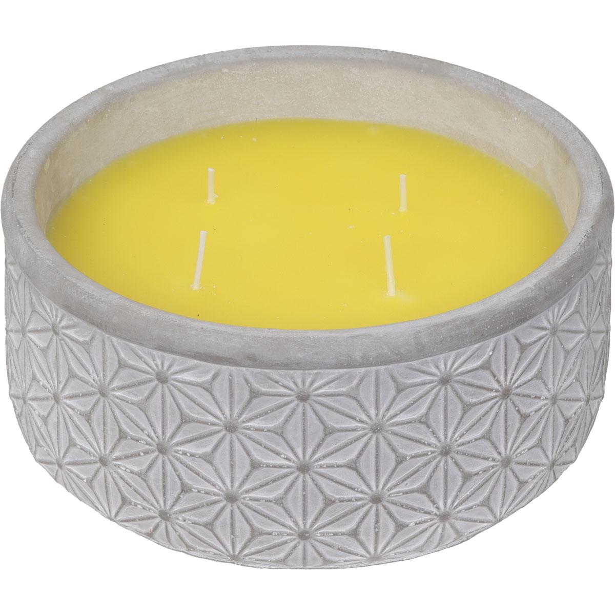 BOUGIE CITRONNELLE POT CIMENT AZTECA MEGA