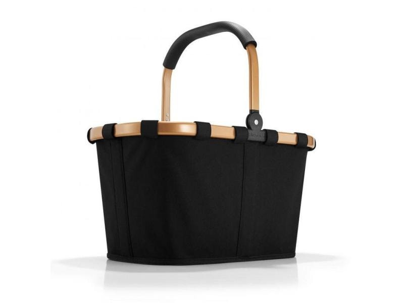 Reisenthel Einkaufskorb Carrybag Frame Gold/Black Stillvoller Einkaufskorb für den täglichen Einkauf