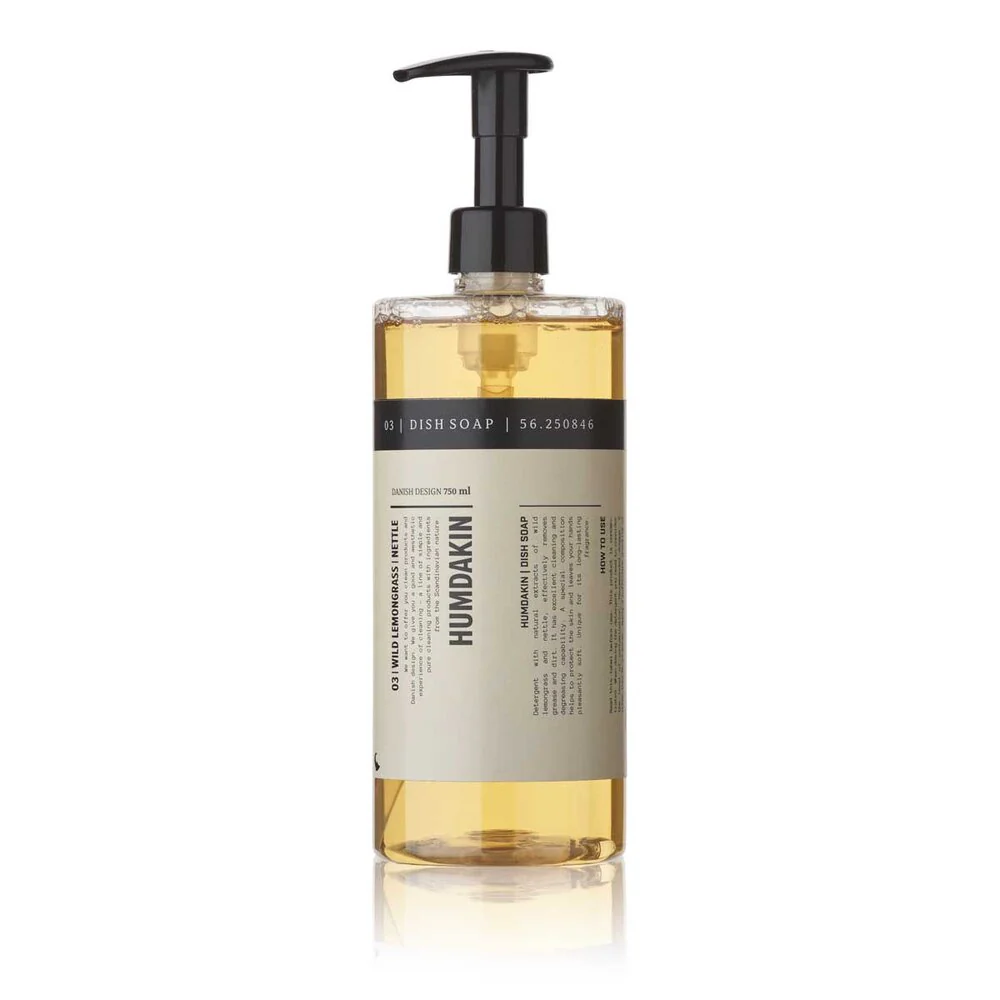 Humdakin  Opvaskesæbe wild lemongrass & nettle - 750 ml.