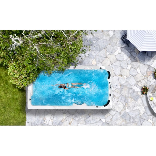 Badstuber Menorca outdoor whirlpool 5 persoons wit