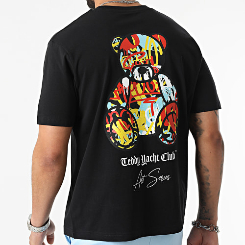 Tee Shirt Oversize Large Art Series Nounours Noir