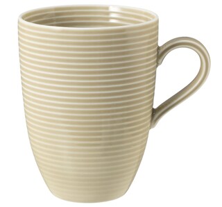 Seltmann Weiden Henkelbecher BEAT COLOR GLAZE 6er Set sandbeige