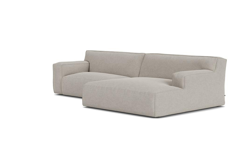 FÉST Clay bank met longchair rechts Alpine 01 natural